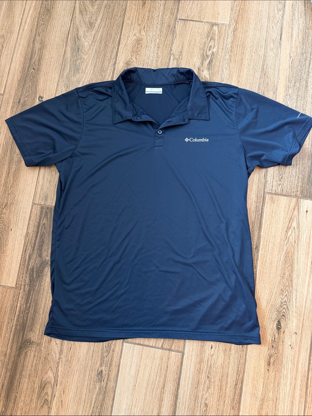 Columbia Men's Navy Short-Sleeve Polo